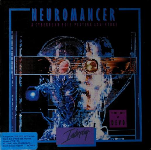 Neuromancer box art for Amiga
